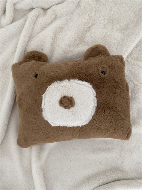 Soft Toy Plush Bear Pillow Cover Big Size Fluffy Bear - Etsy