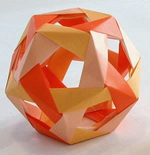 dodecahedron origami ~ easy arts and crafts ideas