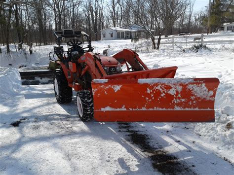 Bx23s snow plow | OrangeTractorTalks - Everything Kubota