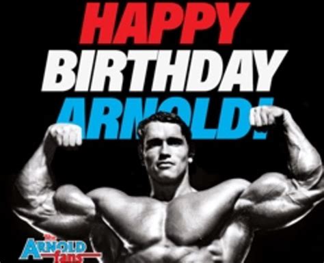 TheArnoldFans - News - Happy 72nd Birthday, Arnold Schwarzenegger!