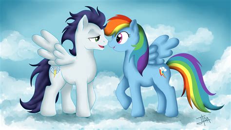 Soarin and Rainbow Dash by BakaMeganekko on DeviantArt