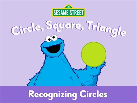 Recognizing Circles Free Games online for kids in Nursery by Sesame Street & Tiny Tap