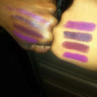 Purple Lipstick | Purple lipstick, Lipstick swatches, Swatch