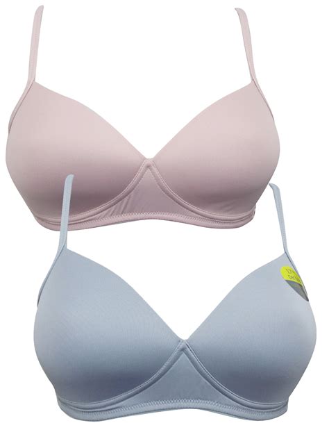 Marks and Spencer - - M&5 ROSIE 2-Pack Padded Non-Wired T-Shirt Bras - Size 36A