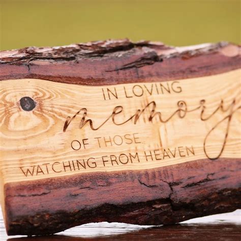 Rustic Wood In Loving Memory Sign | Rustic wood signs, Rustic wood, Rustic