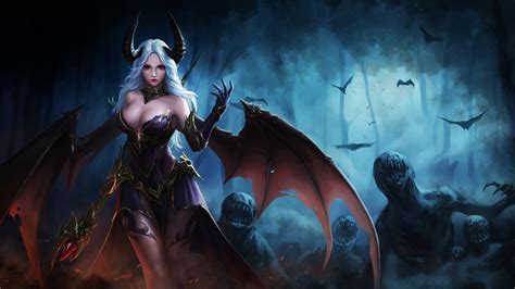 1920x1080 Resolution Demon Woman 1080P Laptop Full HD Wallpaper - Wallpapers Den