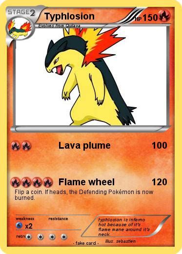 Pokémon Typhlosion 1168 1168 - Lava plume - My Pokemon Card