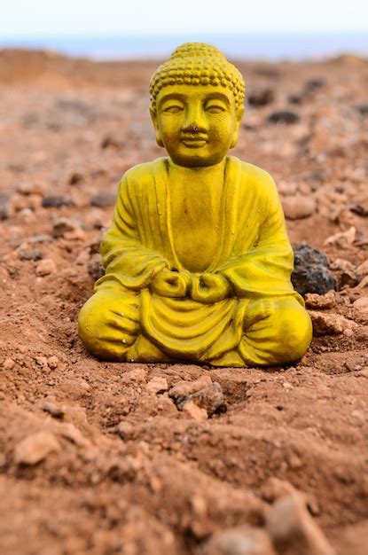 Premium Photo | One ancient buddha statue