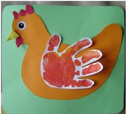 poulette (3) | Craft, Artisanat poulet, Créations de maternelle