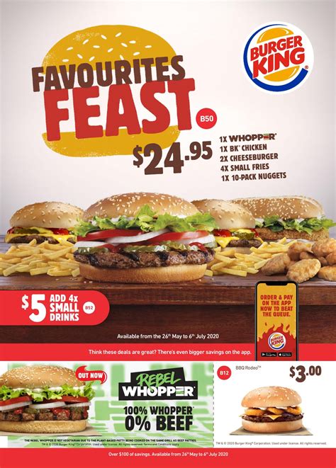 DEAL: Burger King Coupons valid until 6 July 2020 - Latest BK Coupons - frugal feeds nz