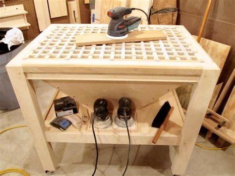 Downdraft Table Woodworking Plans - Whittling Wood