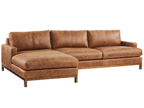 Leather Chaise Sofa | Baci Living Room