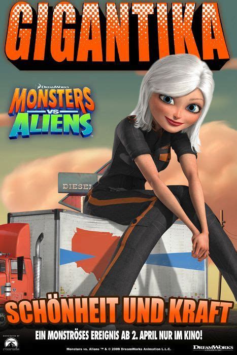 Monsters vs. Aliens Movie Poster #22 | Alien movie poster, Aliens movie, Movie posters