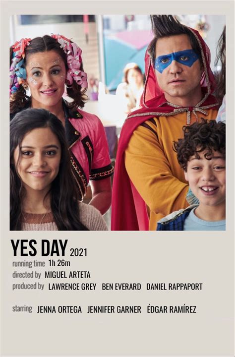 yes day in 2021 | Movie minimalist poster, Polaroid movie poster, Movie ...