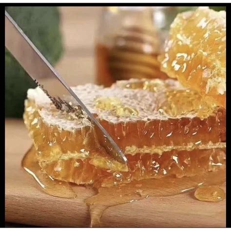 🐝AAA Honeycomb Bee Farm Original Honey Nest 500g Madu Sarang Lebah / Madu Asli 蜂蜜巢 蜜蜂 蜜糖 Pure ...