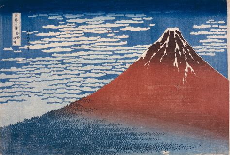 Katsushika Hokusai - Fine Wind, Clear Morning (Gaifū kaisei) | 美術工芸品 ...