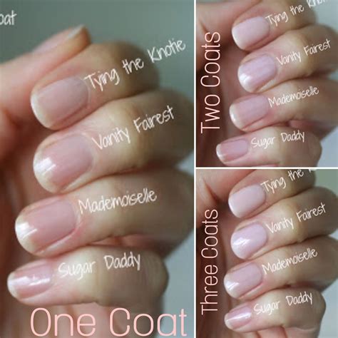 Essie ~ Sheer Pink Comparison | Sheer nails, Essie nail colors, Essie nail polish
