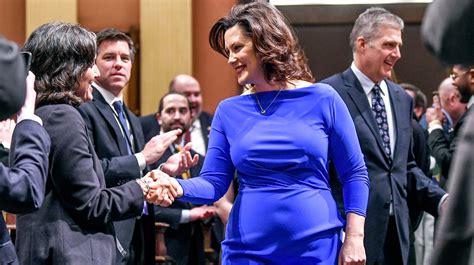 Gretchen Whitmer responds to comments about her blue dress