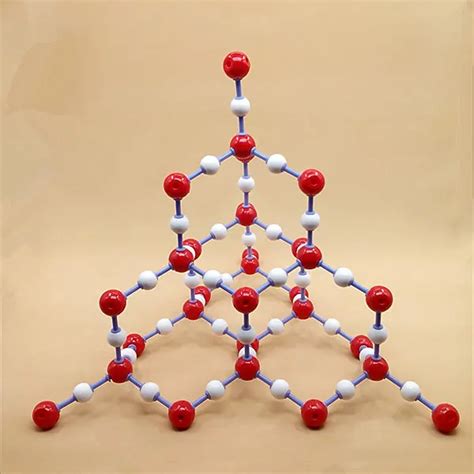 SiO2 Crystal structure model 23mm series silicon dioxide Covalent ...