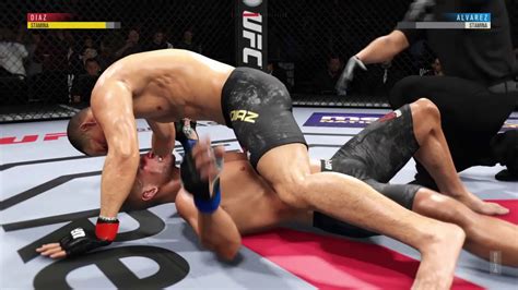 EA Sports UFC 3 Nate Diaz HIGHLIGHTS - YouTube