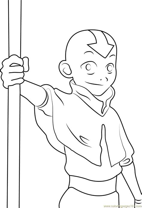 Printable Avatar Coloring Pages
