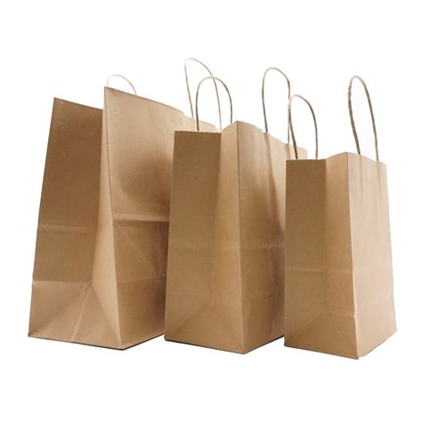 Brown Paper Grocery Bags With Handles | IUCN Water