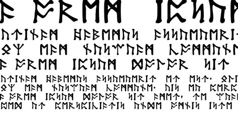 Tolkien Dwarf Runes Regular : Download For Free, View Sample Text ...