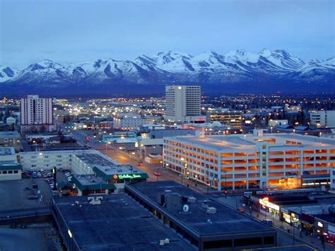 Anchorage Alaska skyline | All World Visits