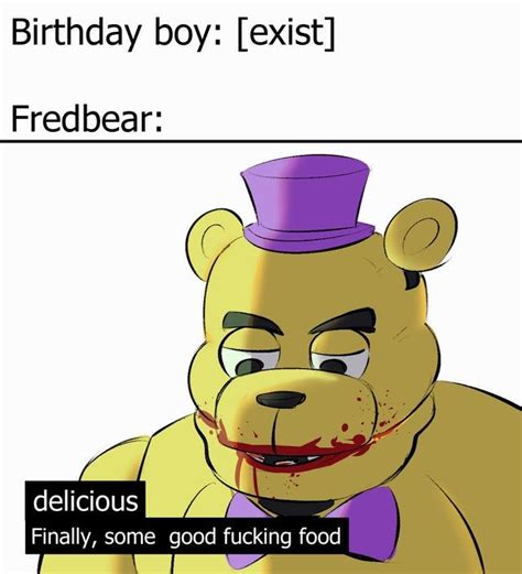 Looks like meat's back on the menu boys! - fivenightsatfreddys in 2020 | Fnaf funny, Fnaf memes ...