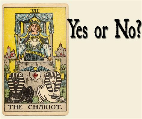 The Chariot Tarot Card – Yes or No? - ⚜️ Cardarium ⚜️