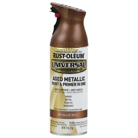 Rustoleum 285072 12 Oz Rust Universal? Aged Metallic Spray Paint Pack ...