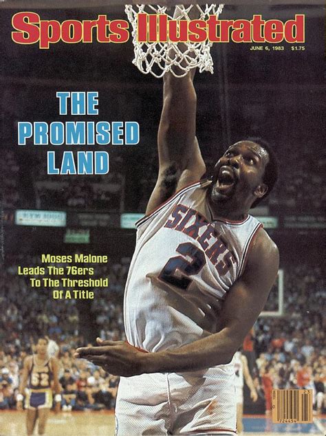 Philadelphia 76ers Moses Malone, 1983 Nba Finals Sports Illustrated ...