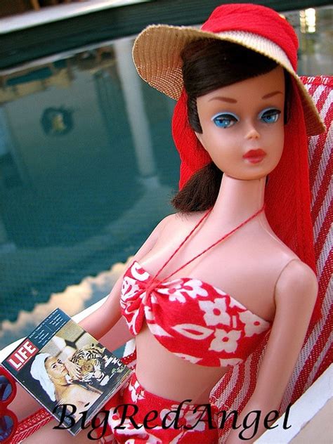 Barbie Poolside Vintage Barbie Swirl Ponytail model 850 circa 1964 Vintage Barbie fashion In ...