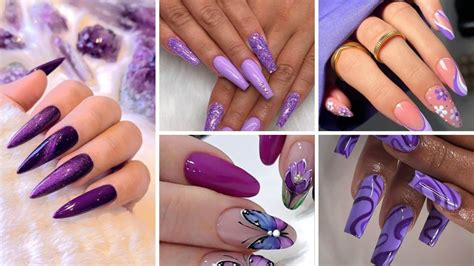 2025 Nail Designs Purple - Mary Hemmings