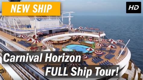 Carnival Horizon full ship tour - YouTube