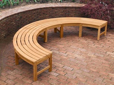 Curved Backless Bench | FSC® Certified | Curved outdoor benches, Curved ...