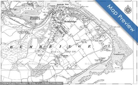 Old Maps of Whitecliff Bay, Isle of Wight - Francis Frith