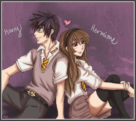 Harry x Hermione by game-flu on DeviantArt