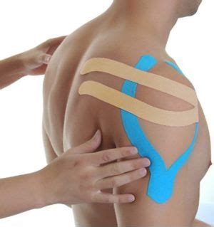 Shoulder Application | Kinesiology taping, Kinesiology, Kinesio taping