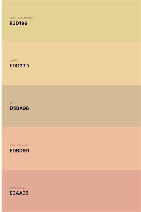 Pantone Beige color palette: The analogous color scheme | Analogous ...