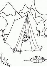 Free & Easy To Print Camping Coloring Pages  Tulamama sketch template