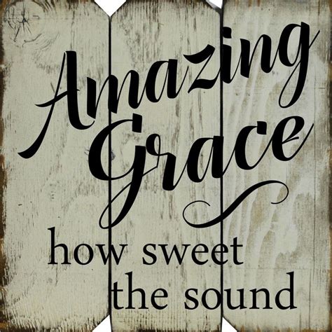 'Amazing Grace How Sweet the Sound' Textual Art | Amazing grace, Word wall art, Gracie oaks