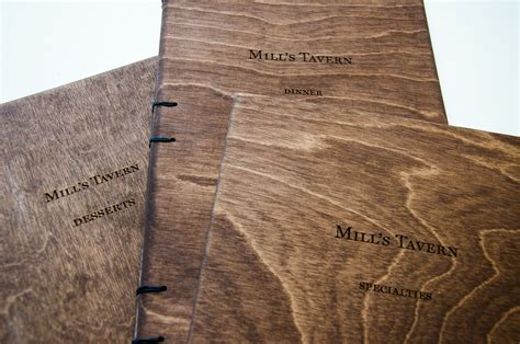 Mill's Tavern Menu Design on Behance