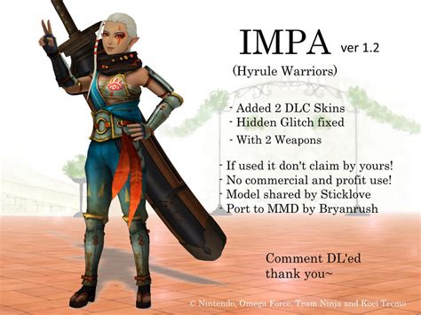 MMD Impa (Hyrule Warriors) DL by Jakkaeront on DeviantArt