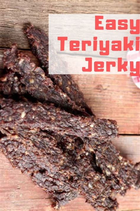 Deer jerky recipe teriyaki – Artofit