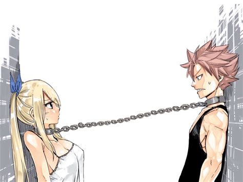 Natsu Dragneel x Lucy Heartfilia - NaLu fron Fairy Tail - chained love ...