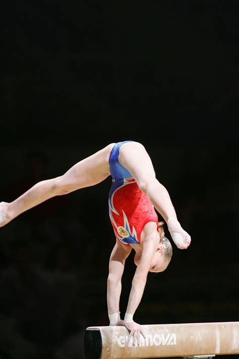 Ksenia Semenova on the beam, resolution 2336x3504 | Gymnastics pictures, Gymnastics workout ...