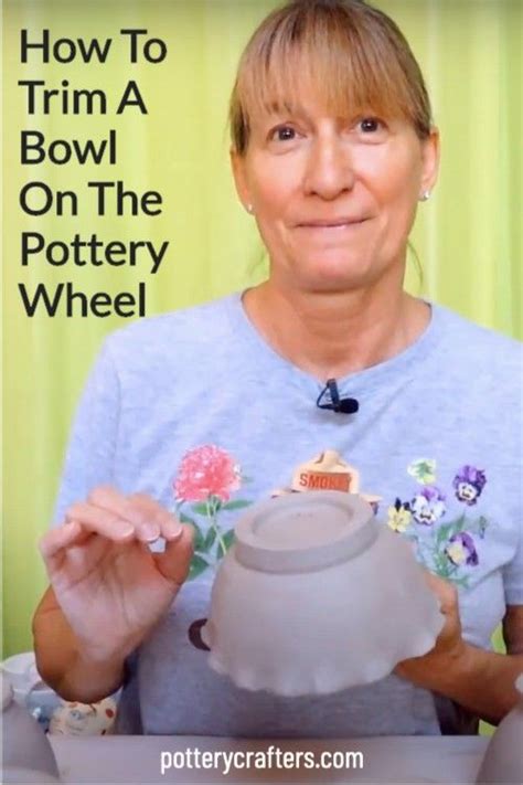 How To Trim A Bowl On The Pottery Wheel | Pottery videos, Pottery wheel, Pottery