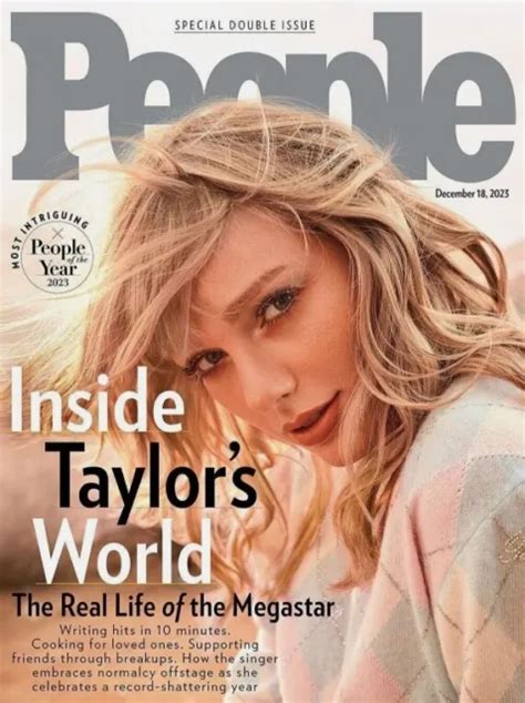 PEOPLE MAGAZINE - December 18 2023 - Taylor Swift - Golden Bachelor ...