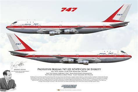 Prototype Boeing 747-121 N7470 City of Everett | Boeing 747, Boeing, Boeing aircraft